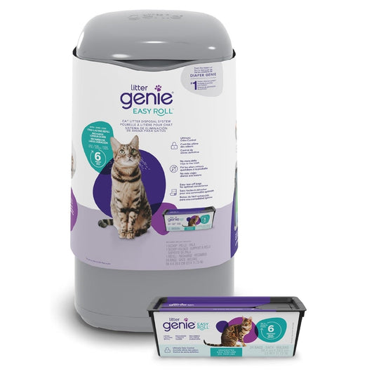 Easy Roll Cat Litter Disposal Pail | Odour Control, Refill Bags & Scoop